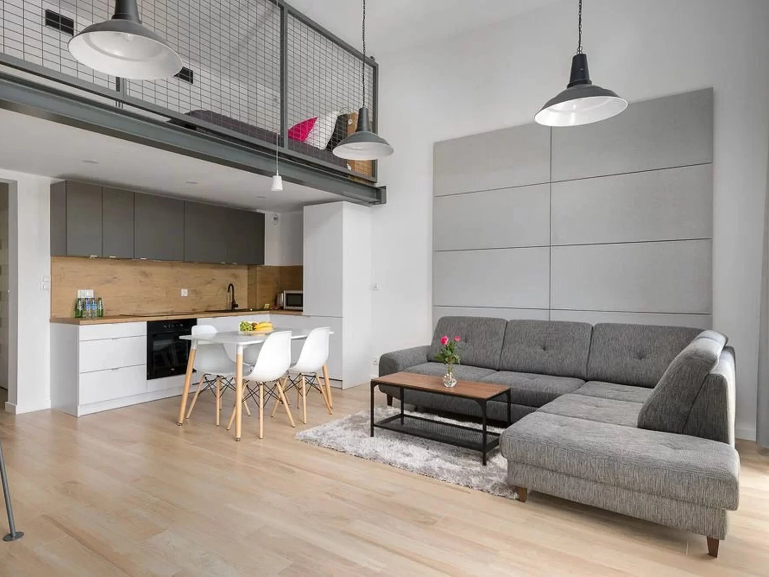 Salon Klienta VHCT z jasnymi płytami z betonu architektonicznego 2D
