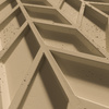 Płyta betonowa na ścianę 3D PB49 935x600x25, miodowy CL03, beton architektoniczny