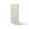 Płyta betonowa na ścianę 3D PB05B 1200x600x48, kość słoniowa KS, wzór B, beton architektoniczny