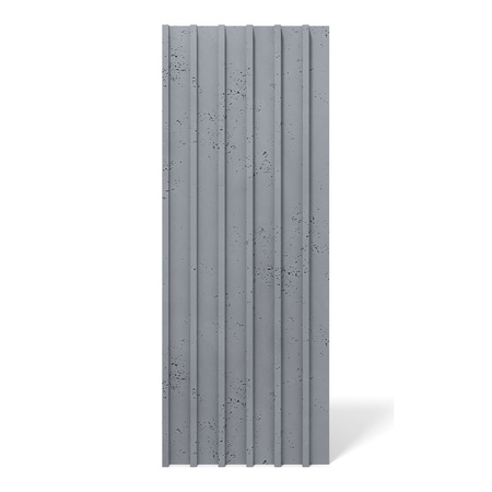 Płyta betonowa na ścianę 3D PB40 1350x510x30, antracytowy B08, beton architektoniczny