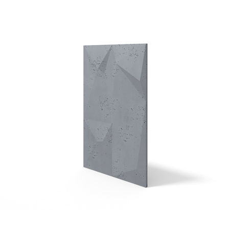 Płyta betonowa na ścianę 3D PB07 1200x600x45, antracytowy B08, beton architektoniczny