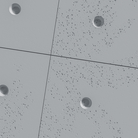 Płyta betonowa na ścianę 3D PB30 1200x600x20, szary S96, beton architektoniczny