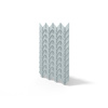 Płyta betonowa na ścianę 3D PB49 935x600x25, jasny błękit CL06, beton architektoniczny