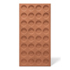 Płyta betonowa na ścianę 3D PB28 1200x600x30, terakota CL01, beton architektoniczny