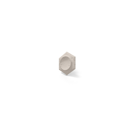 Płyta betonowa na ścianę 3D PB01D 260x300x37, kaszmirowy CL04, beton architektoniczny
