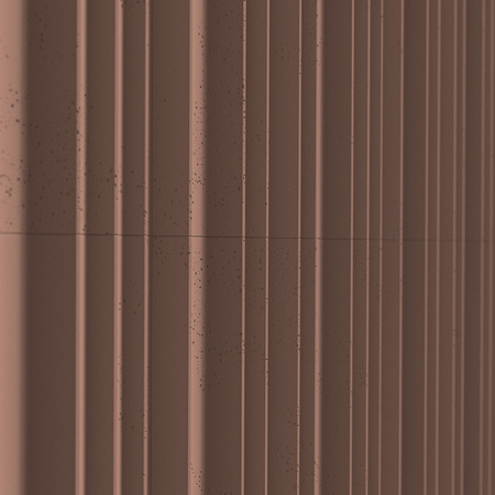 Płyta betonowa na ścianę 3D PB56 1350x430x35, brudny róż CL07, beton architektoniczny