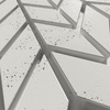 Płyta betonowa na ścianę 3D PB48 935x600x25, zgaszona biel B0, beton architektoniczny
