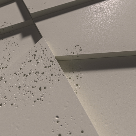 Płyta betonowa na ścianę 3D PB09 1200x600x45, kaszmirowy CL04, beton architektoniczny