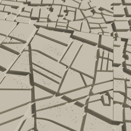 Płyta betonowa na ścianę 3D PB71F 600x600x22, kość słoniowa KS; wzór F, beton architektoniczny