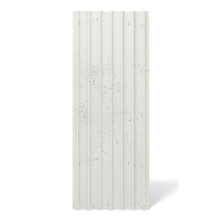 Płyta betonowa na ścianę 3D PB60 1350x520x35, zgaszona biel B0, beton architektoniczny