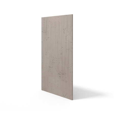 Płyta betonowa na ścianę 3D PB23 1200x600x25, szarobeżowy CL05, beton architektoniczny