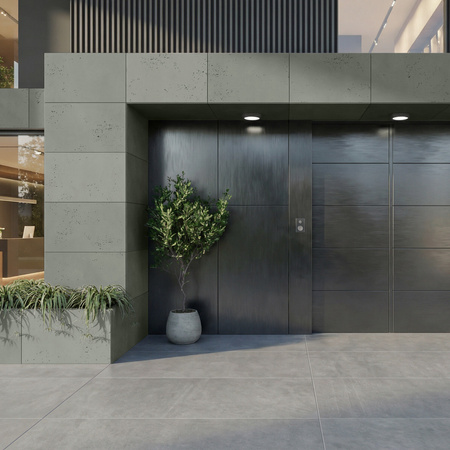 Płyta betonowa na ścianę 2D PA05 900x550x10, zgaszona zieleń CL09, beton architektoniczny