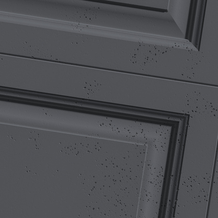 Płyta betonowa na ścianę 3D PB33A 1200x600x30, czarny B15; wzór A, beton architektoniczny