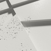 Płyta betonowa na ścianę 3D PB09 1200x600x45, zgaszona biel B0, beton architektoniczny