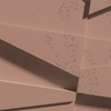 Płyta betonowa na ścianę 3D PB09 1200x600x45, brudny róż CL07, beton architektoniczny