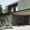 Płyta betonowa na ścianę 3D PB13 1200x600x40, zgaszona zieleń CL09, beton architektoniczny