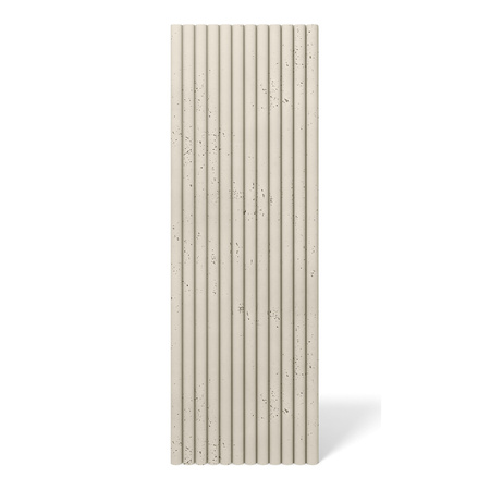 Płyta betonowa na ścianę 3D PB57 1350x460x30, kość słoniowa KS, beton architektoniczny