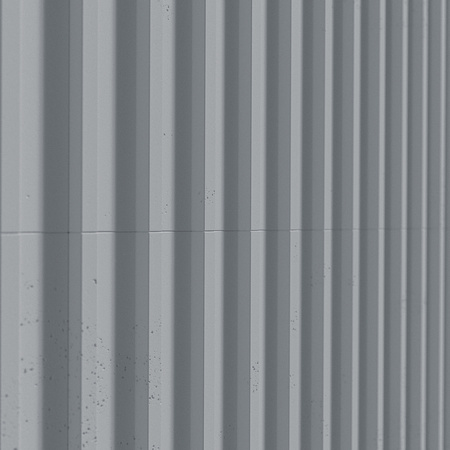Płyta betonowa na ścianę 3D PB40 1350x510x30, szary S96, beton architektoniczny