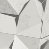 Płyta betonowa na ścianę 3D PB06 600x600x42, zgaszona biel B0, beton architektoniczny