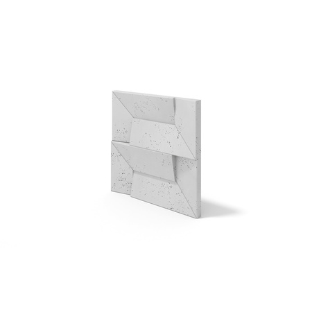 Płyta betonowa na ścianę 3D PB26A 600x600x45, jasnoszary S50, wzór A, beton architektoniczny