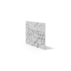 Płyta betonowa na ścianę 3D PB12 600x600x40, jasnoszary S50, beton architektoniczny