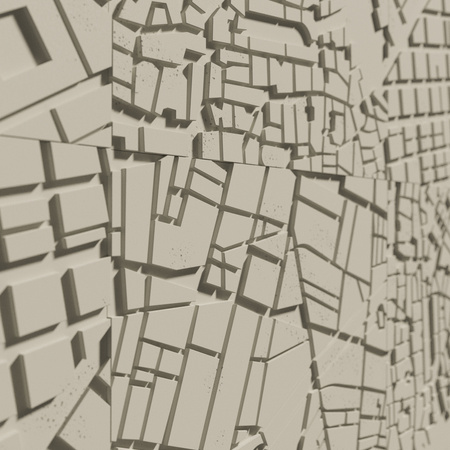Płyta betonowa na ścianę 3D PB71F 600x600x22, kość słoniowa KS; wzór F, beton architektoniczny
