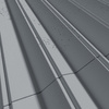 Płyta betonowa na ścianę 3D PB65 1350x480x32, antracytowy B08, beton architektoniczny