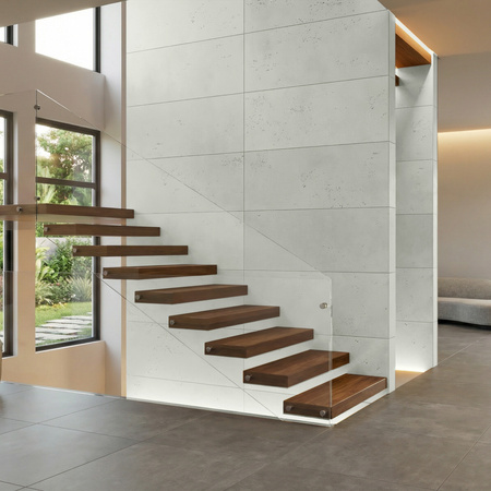 Płyta betonowa na ścianę 2D PA13 1500x600x20, pistacjowy CL08, beton architektoniczny