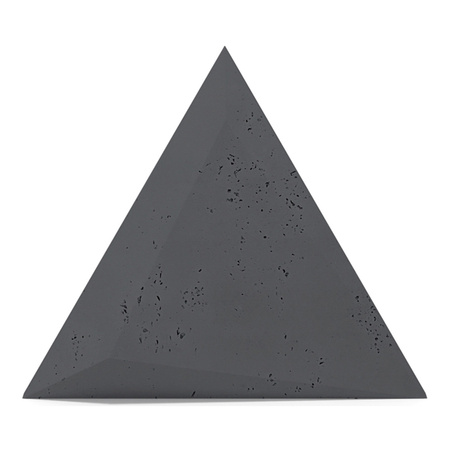 Płyta betonowa na ścianę 3D PB36 520x600x30, czarny B15, beton architektoniczny
