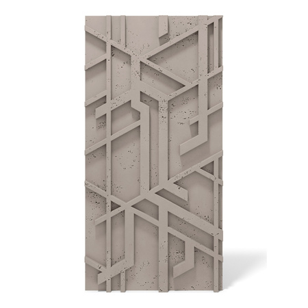 Płyta betonowa na ścianę 3D PB27 1200x600x35, szarobeżowy CL05, beton architektoniczny