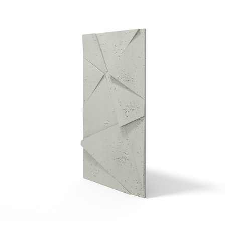 Płyta betonowa na ścianę 3D PB05C 1200x600x48, pistacjowy CL08, wzór C, beton architektoniczny