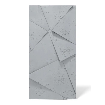 Płyta betonowa na ścianę 3D PB05C 1200x600x48, szary S96, wzór C, beton architektoniczny