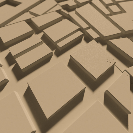Płyta betonowa na ścianę 3D PB71F 600x600x22, miodowy CL03; wzór F, beton architektoniczny