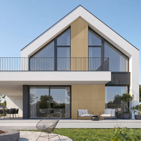 Płyta betonowa na ścianę 3D PB38 1350x480x30, miodowy CL03, beton architektoniczny