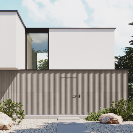 Płyta betonowa na ścianę 3D PB59 1350x500x35, kaszmirowy CL04, beton architektoniczny