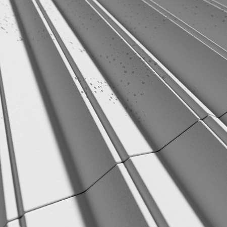 Płyta betonowa na ścianę 3D PB65 1350x480x32, jasnoszary S50, beton architektoniczny