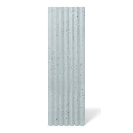 Płyta betonowa na ścianę 3D PB62 1350x480x35, jasny błękit CL06, beton architektoniczny