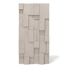 Płyta betonowa na ścianę 3D PB11 1200x600x40, kaszmirowy CL04; wzór A, beton architektoniczny