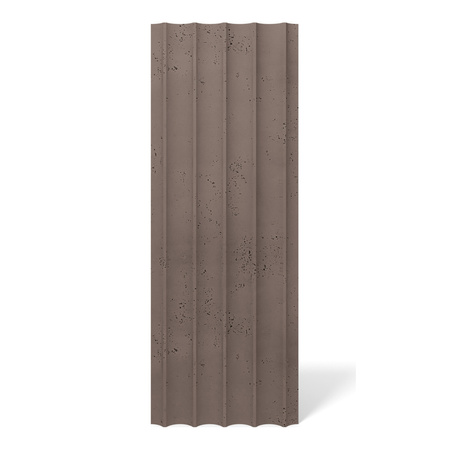 Płyta betonowa na ścianę 3D PB59 1350x500x35, czekoladowy CL02, beton architektoniczny