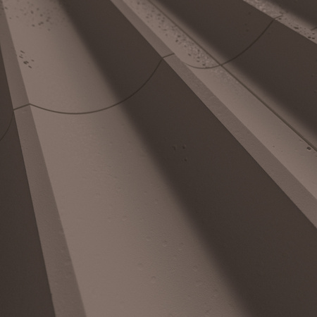 Płyta betonowa na ścianę 3D PB59 1350x500x35, czekoladowy CL02, beton architektoniczny