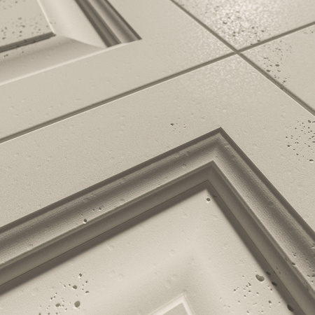 Płyta betonowa na ścianę 3D PB33A 1200x600x30, kość słoniowa KS, wzór A, beton architektoniczny