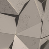 Płyta betonowa na ścianę 3D PB06 600x600x42, kaszmirowy CL04, beton architektoniczny