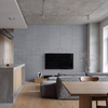 Płyta betonowa na ścianę 2D PA01 600x300x10, antracytowy B08, beton architektoniczny