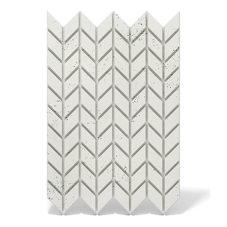 Płyta betonowa na ścianę 3D PB48 935x600x25, zgaszona biel B0, beton architektoniczny