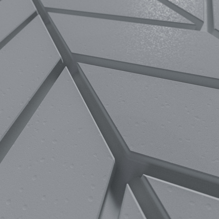 Płyta betonowa na ścianę 3D PB46 939x600x25, antracytowy B08, beton architektoniczny