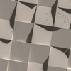 Płyta betonowa na ścianę 3D PB16 600x600x40, kaszmirowy CL04, beton architektoniczny