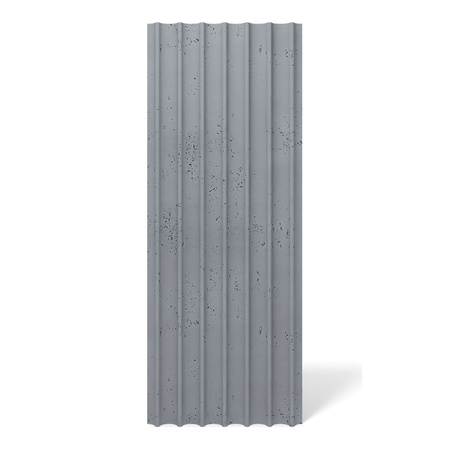 Płyta betonowa na ścianę 3D PB60 1350x520x35, antracytowy B08, beton architektoniczny