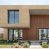 Płyta betonowa na ścianę 3D PB09 1200x600x45, miodowy CL03, beton architektoniczny