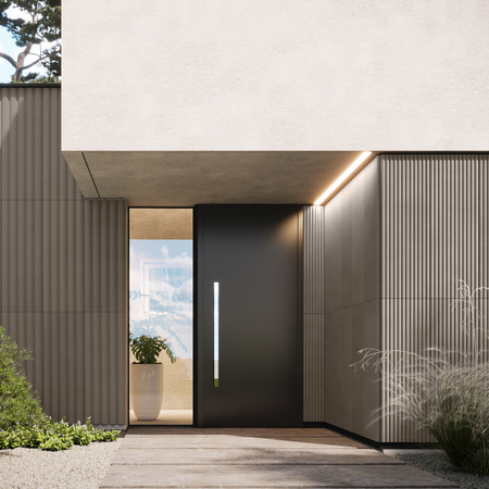 Płyta betonowa na ścianę 3D PB61 1350x500x37, szarobeżowy CL05, beton architektoniczny