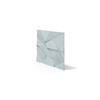 Płyta betonowa na ścianę 3D PB06 600x600x42, jasny błękit CL06, beton architektoniczny